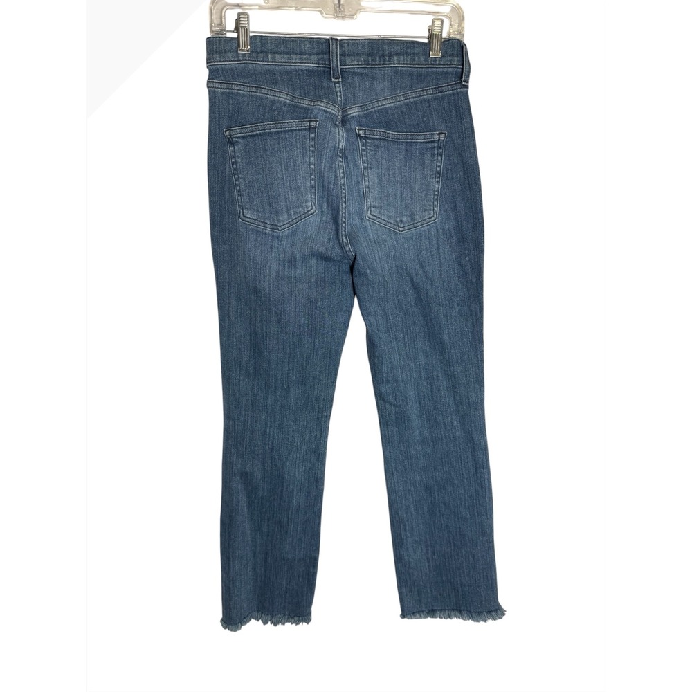 AYR Jeans The Pop Women's Blue Denim High Rise Crop Jeans Frayed Hem - long - Picture 7 of 12